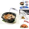 Premium Digital Instant Read Thermometer With Folding Probe For Bbq And Kitchen Cooking