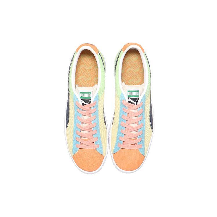 Puma Suede Vintage Blocked - Anise Flower Unisex Sneakers Yellow Parisian-Night White 383780-01