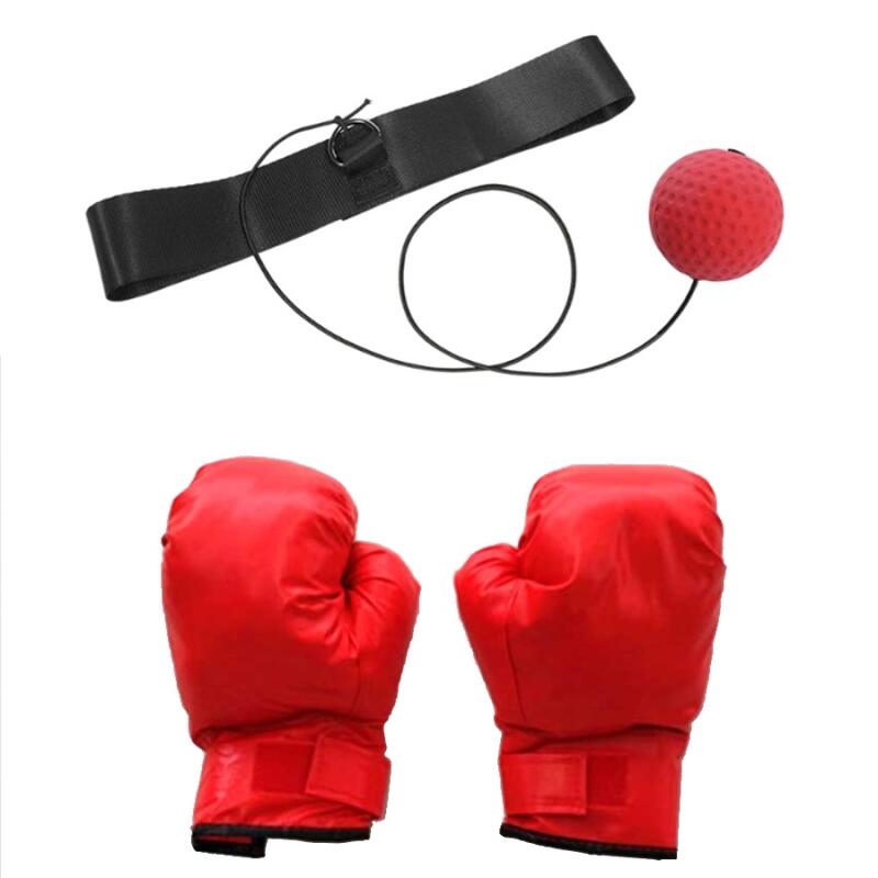 Boxing Speed Ball + Boxing Glove Set Boxing Equipment Boxing Ball & Boxing Gloves SET
