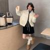 Korean Version of Padded Jacket Lapel Simple Foreign Style Short Age-reducing Warm Bread Clothes Women's Coat