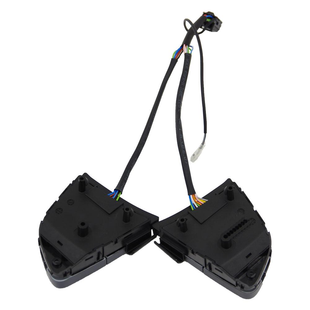 Auto Steering Wheel Control Buttons Multi Function Audio Cruise Control Switch Assembly Wire Cable Replacement Parts