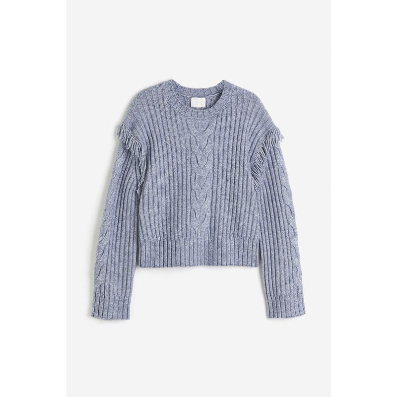 

HM Женская одежда Вязаный Летний Удобный Модный Мягкий Пуловер с Кисточками 1214502