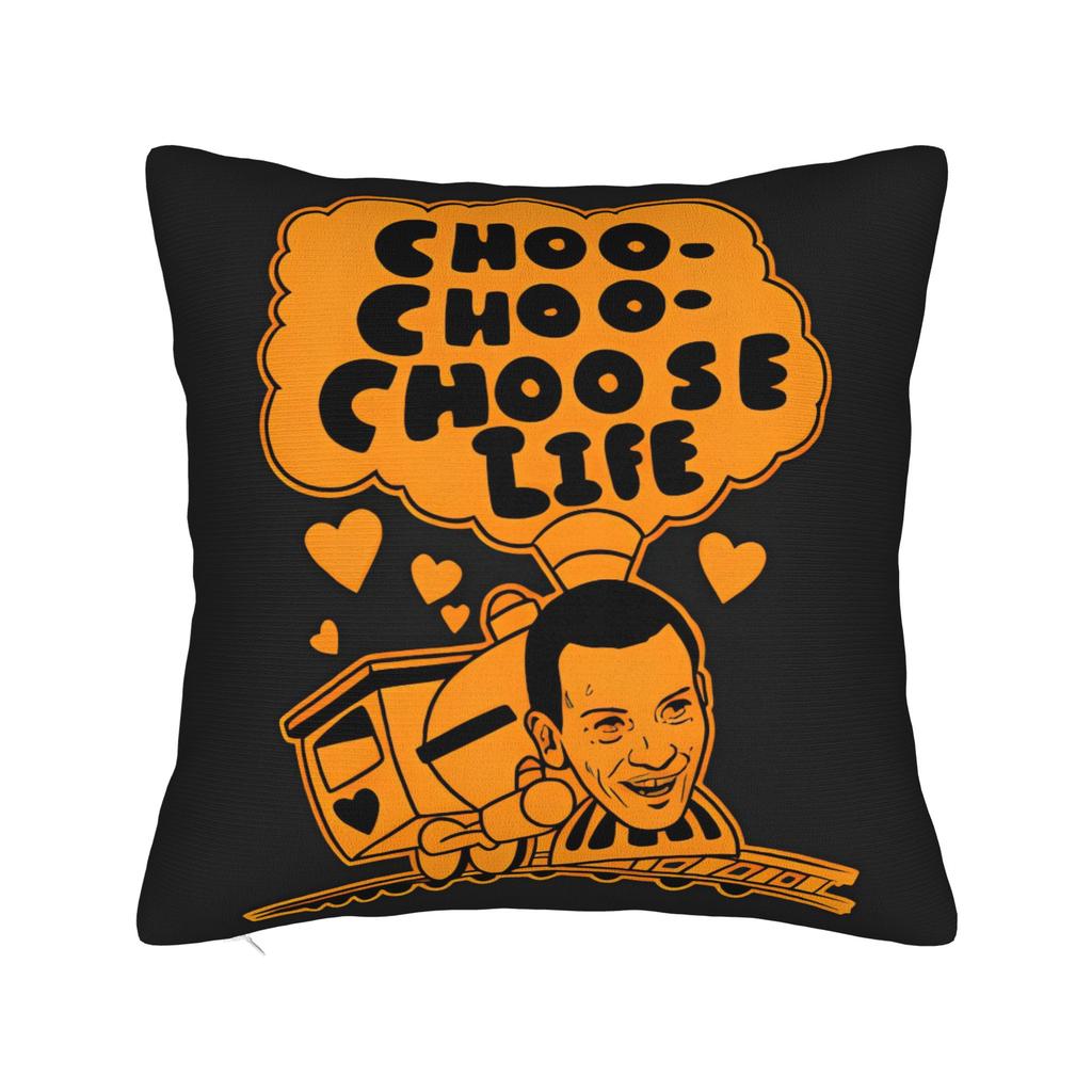 Movie Trainspotting Choose Life Pillow Case Cute Funny Pillow Cover Square Pillowcases For Living Room Sofa