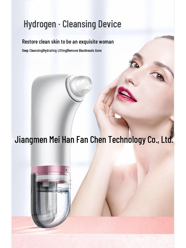 Cross-border Blackhead Remover: Exclusive Bubble Pore Cleaner & Suction Tool with Replacement Head.