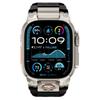 Luxusní gumový řemínek pro Apple Watch Band Ultra 3 49mm Kovový konektor Náramek pro iWatch ULTRA 2 1 49MM Silikonový pánský řemínek