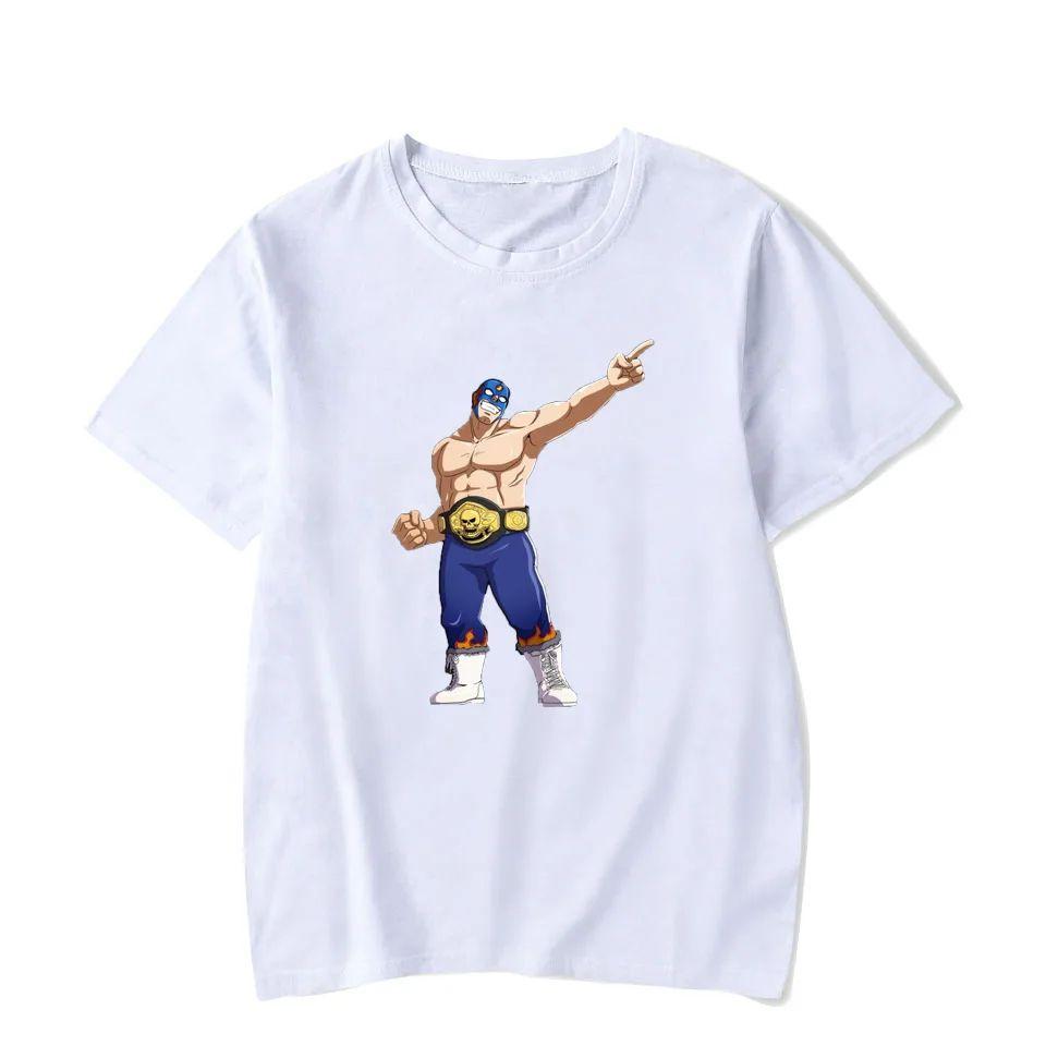 Mexican Wrestling Themed Card Game Bingo Hip Hop Cool Fashion Street Wear Trend Summer Unisex Unisex Universal Shortsleeved Tshirt