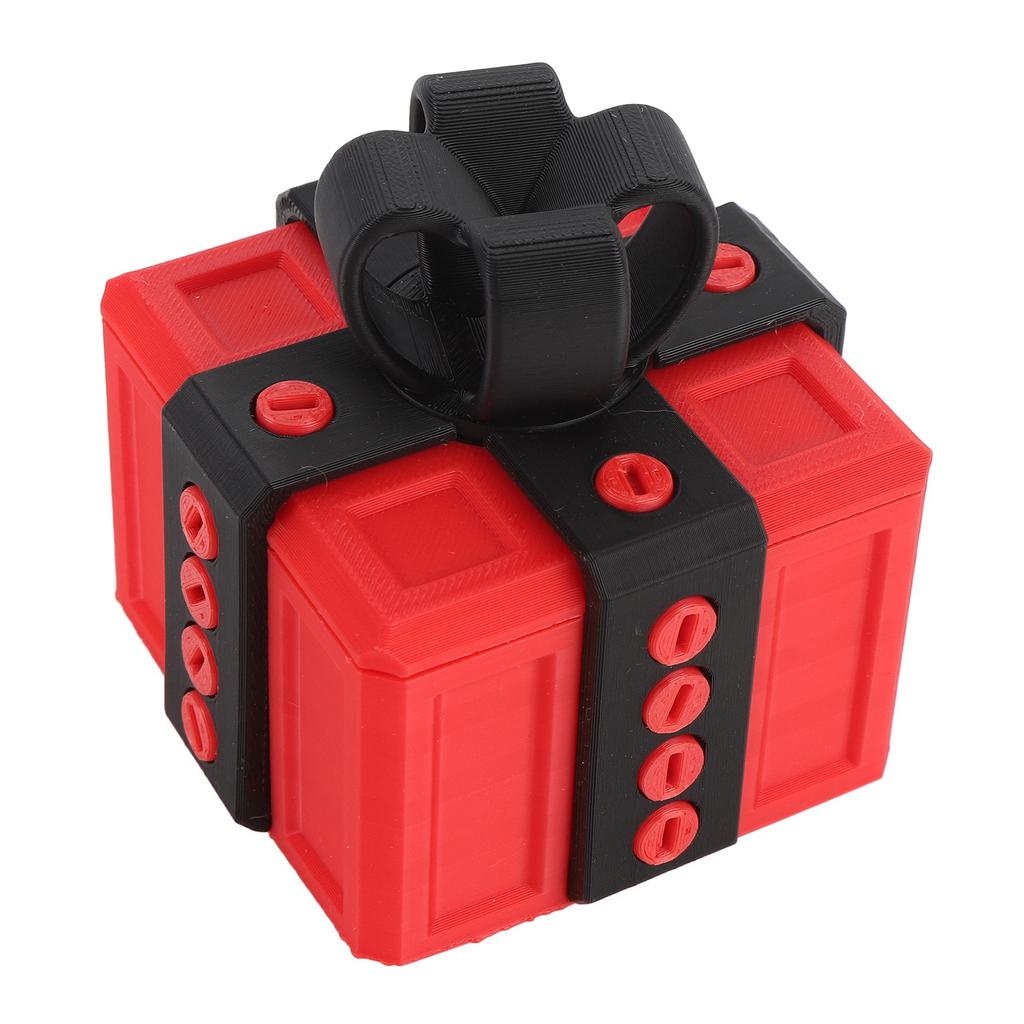 Annoying Present Box with Screws Novelty Funny 3D Printed Present Box for Storing Toys Holiday Decorations