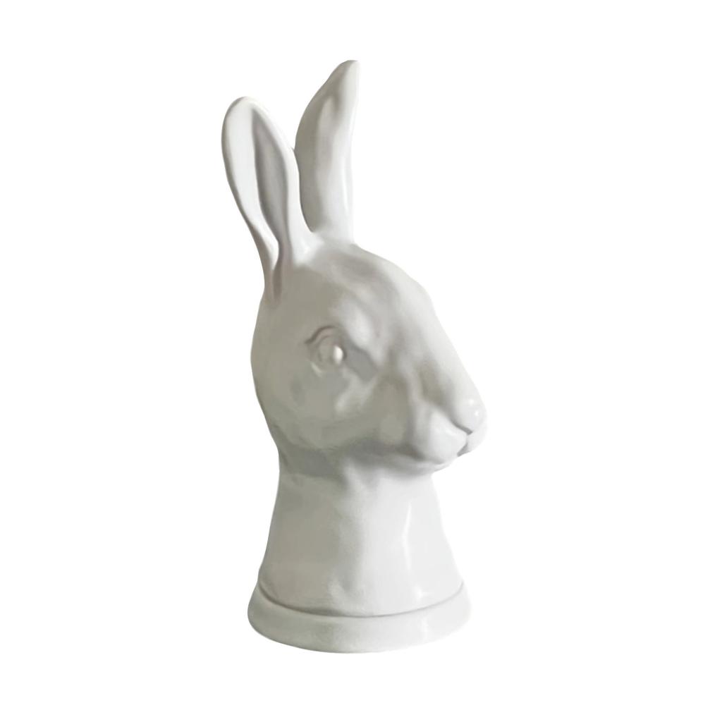Head Toothpick Holder Creative Animal Shaped Decorative Figurine Silky Desktop Dispenser Cute 3D Statue Storage Jar For Kitchen D