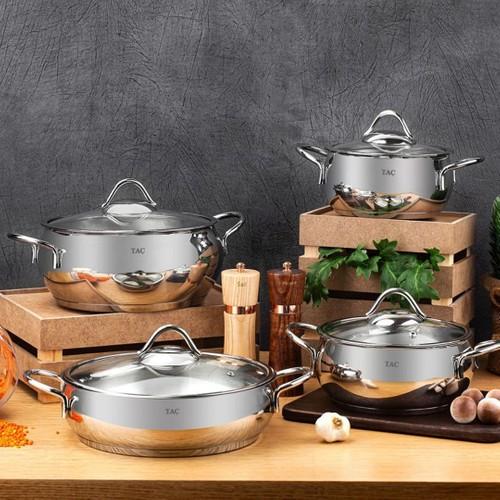 

Набор стальной посуды Vitali из 8 предметов