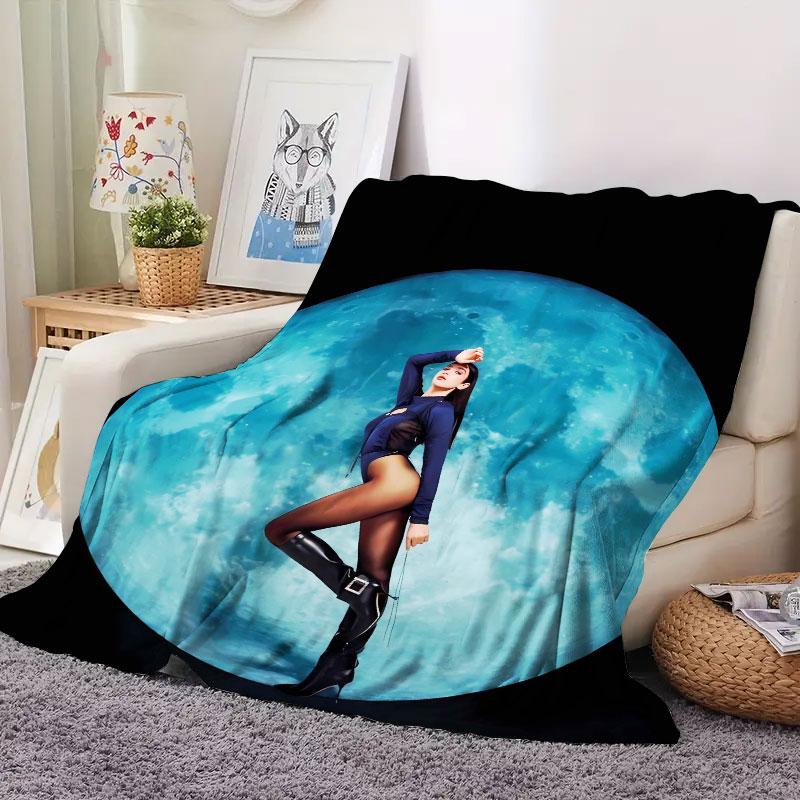 1 Pezzo Coperta in Flanella con Stampa dualipa, Alta qualità Confortevole per Tutte le Stagioni, Calore e Comfort, Perfetta per Regali di Natale
