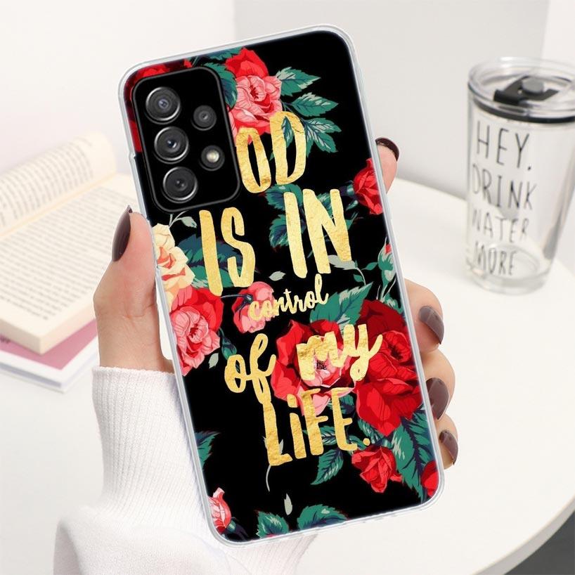 

Bible Quotes Cheer Up Coque Phone Case For Samsung Galaxy A52 A51 A50S A42 A32 A22 A12 A41 A31 A21S A71 A70 A40 A30S A20E A10S A Samsung A21S