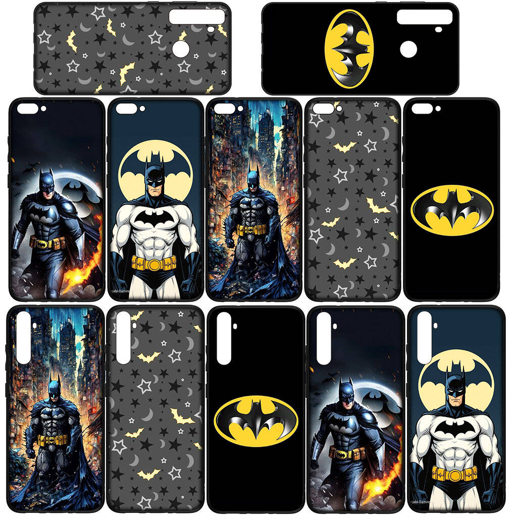 for Motorola Moto Edge 70 60 50 G54 G86 Samsung Galaxy S25 iPhone 17 16 15 Redmi Note 14 Pro Max Phone Case Cartoon Bruce Wayne Batmans Bat Man Cover