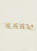 Minimalpiercing 14K Internal Shine Cubic Butterfly Labret Piercing