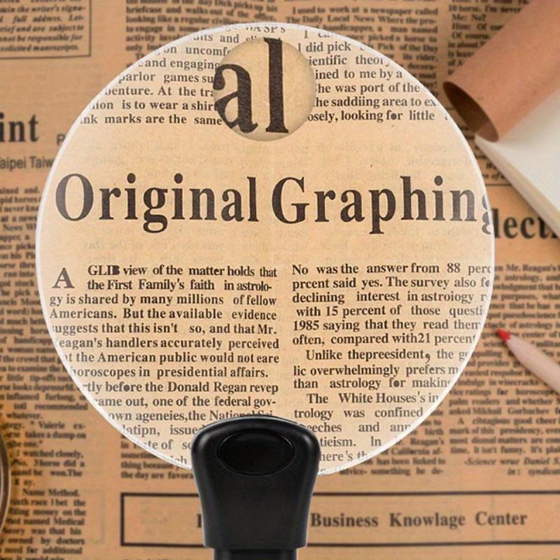 Ultra HD 3X 10X Magnifying Glass Neck Hanging, Multifunctional Handheld Tabletop Magnifier for Seniors, Adjustable Neck Accessory for Reading, Sewing