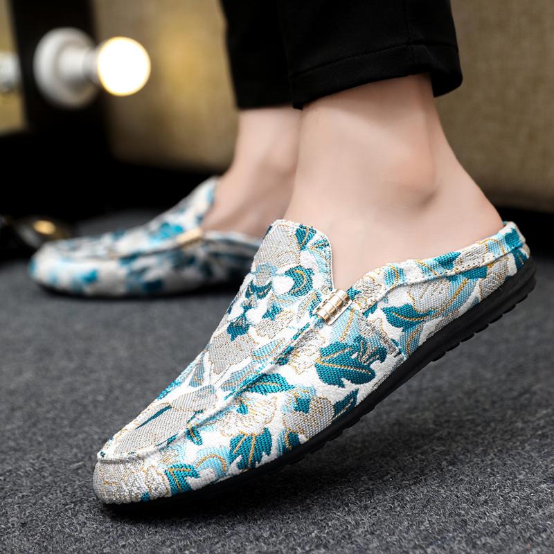 Fashion Mens Loafers Casual Shoes Breathable Summer Sneakers Non Slip Lightweight Walking Shoes Men Comfortable Flats Lazy Shoes