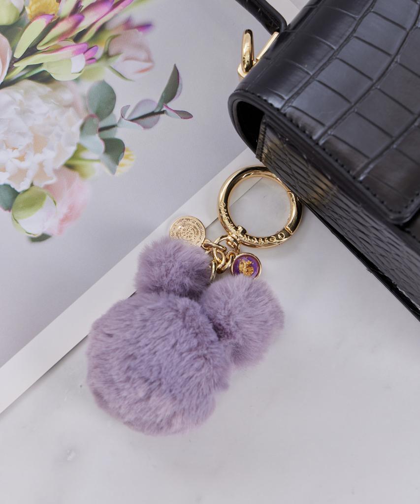 MAIA Fur Keyring B (Flower Pouch Included)