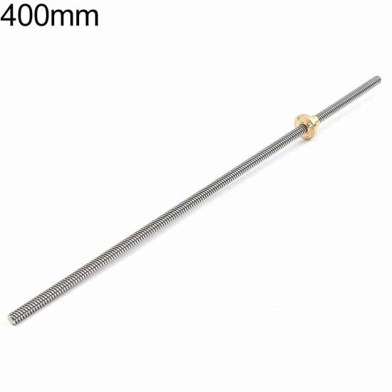 150-500mm 3D Printer T8 Stepper Trapezoidal Acme Thread Lead Screw Rod with Nut