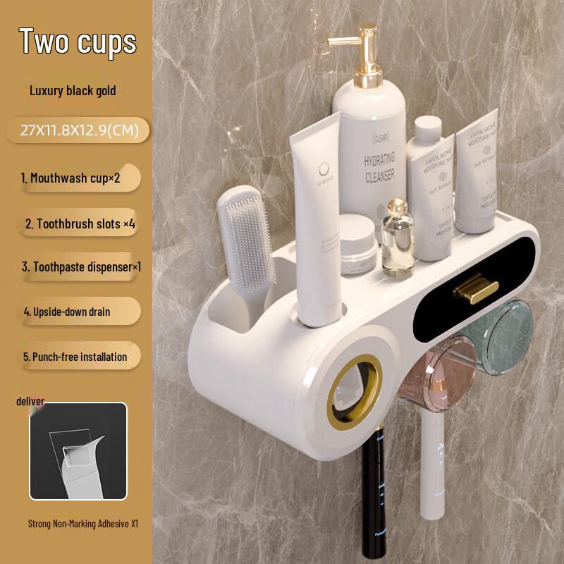 DU Adhesive Wall-Mounted Toothbrush Holder