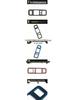 Compatible UNI-V Headlight Control Decorative Patch - Fits 22 Models