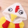 Kleinkind-Baby-Strampler im süßen Huhn-Stil, ärmellos, mit Kapuze