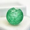 Natural Green Emerald Loose Gemstone 18.40 Ct Round Cut for Jewelry Making and Gem Collections