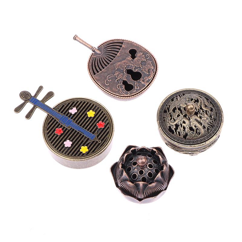 Antiker Taschen-Räuchergefäß, hohles Räuchergefäß, Mini-Ornamente, chinesischer antiker Teetisch-Dekor, Innen- und Heimbüro-Dekoration