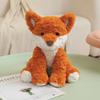 1Pc 25cm Fluffy Lions Fox Piggy Cattle Peluche Toy Cute Sitting Animal Elephant Koala Bear Monkey Cow Polar Bear Dolls for Kids