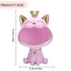 Geometric Shape Figurine Resin Statue Entrance Key Holder Cat Bear Tray Candy Lipstick Jewelry Sundries Storage Home Decoration