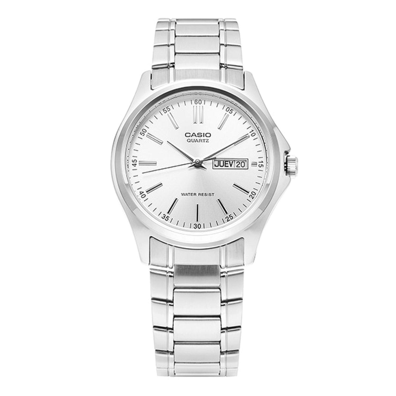 [Casio] MTP-1239D-7ADF (MTP-1239D-7A) Аналоговые мужские часы из нержавеющей стали для студентов