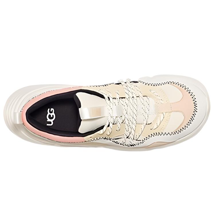 UGG Calle Lace 'White Beige Pink' Women's 1125021-WHM