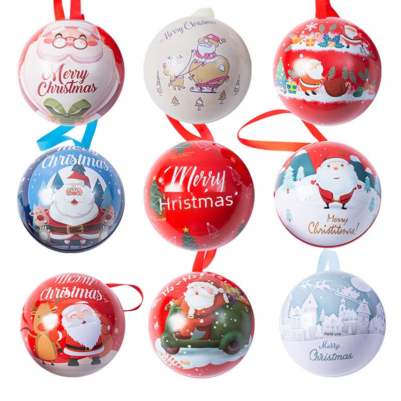 Creative Elf Ball Christmas Ornament Candy Box Pendant