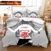 3D Tokyo Ghoul Kaneki Ken Bedding Set Printed Bed Set Duvet Cover Sheet Pillowcase Bed Soft Quilt Cover Full Queen King Size