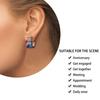 925 Silver Plated Set for Women CZ Handmade Enamel Lovely Cat Unique Trendy Ring Earrings Bracelet Party Fashion Jewelry Set