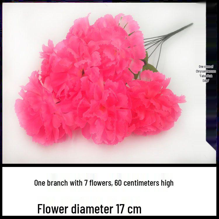 Chrysanthemum Silk Flowers for Qingming Festival Grave Offerings