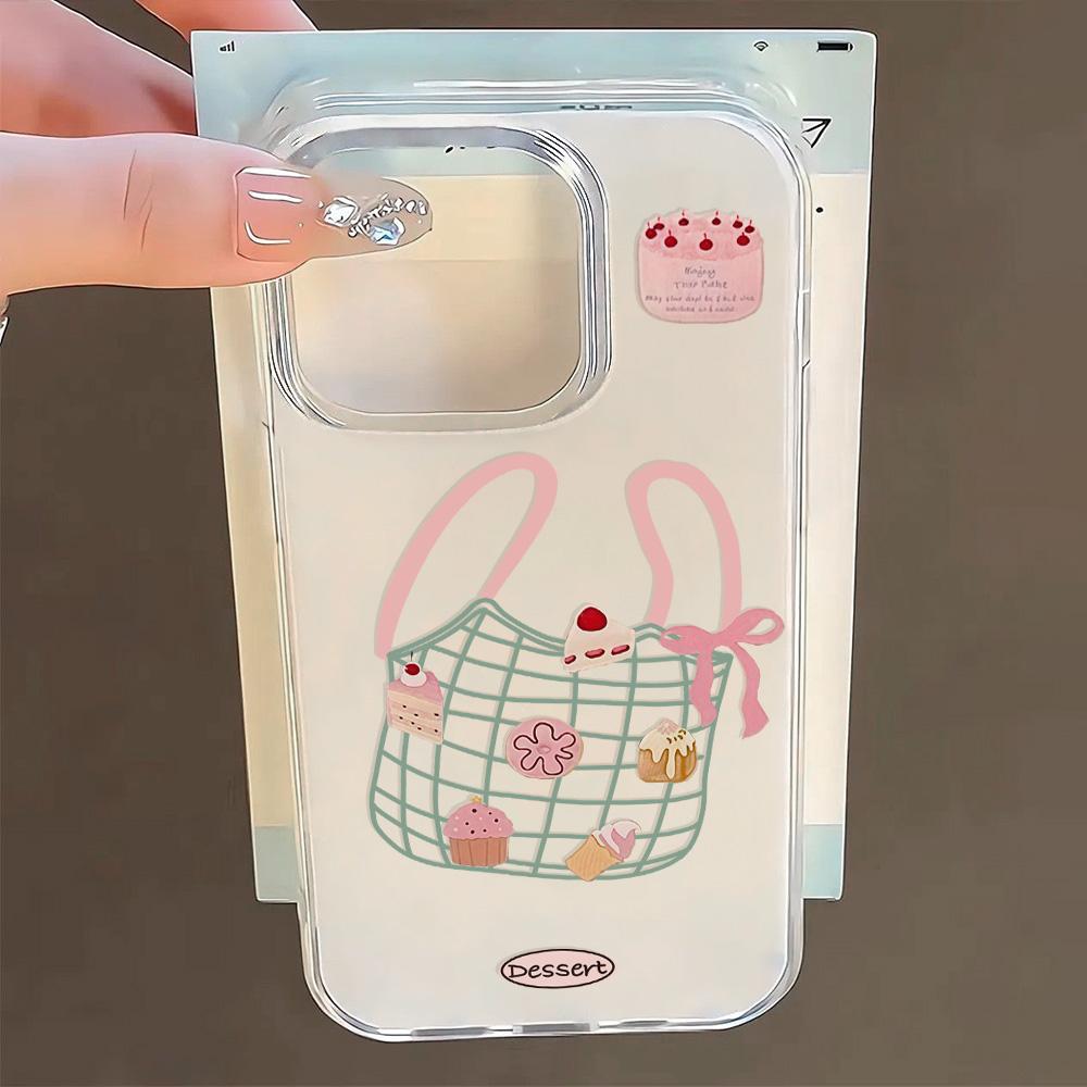 Painted Phone Case for iPhone 12 13 15 16 iPhone 16 12 13 14 15 Pro 14 15 16 Pro Max Coverage Shockproof Anti-Fingerprint Fresh Style Protective Case