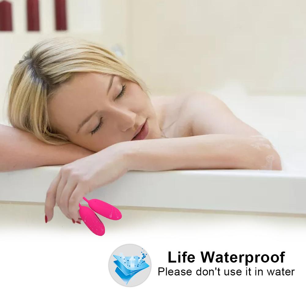 2in 1 Forte vibratore per le donne Massaggiatore a sfera vaginale Stimolatore clitorideo anale Uovo vibrante Giocattoli del sesso per coppie Adulti Prodotto