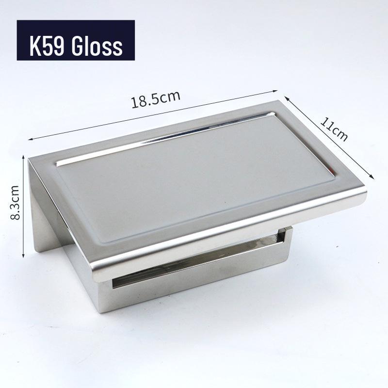 Stainless Steel 304 Punch-Free Bathroom Tissue & Phone Holder