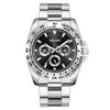 Popular gold men's watch men's watch steel belt business watch luminous quartz spot one