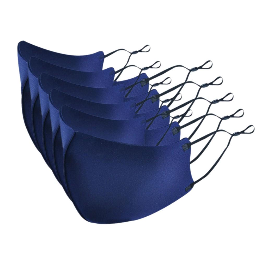 5PCS Cartoon Solid Kids Washable Anti-pollution Cute Mouth Anti-dust Face