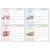 Sunstar Stationery Kanahei 2024 Desk Pisuke and the S8520356 Calendar, Rabbit,