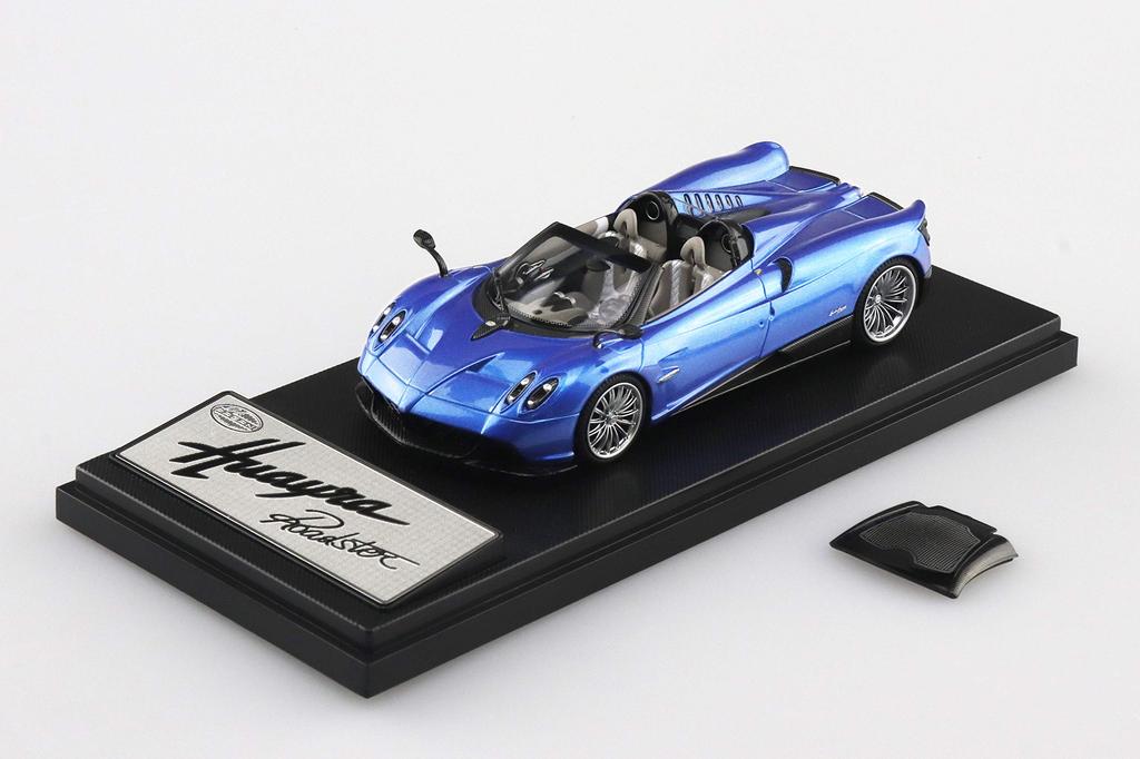 Aoshima Bunka Kyozai Skynet Zamini Car Pagani Huayra Roadster Blue Finished Product 1/43