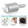 For Kitchenaid Stand Mixer Attachment Knob Thumb Screws & Cap Hub, Premium Stainless Steel, for Stable & Safe Operation