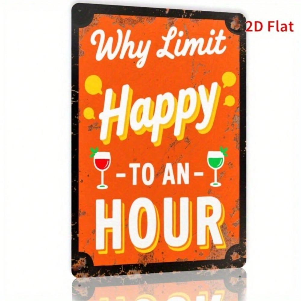 Vintage Funny Metal Sign 7.8x11.8 Inch Humorous Wall Art For Home Bar Cafe Office Decor