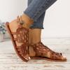 Summer Butterfly-shaped Open-toe Flat Sandals for Women Single-strand Toe Cover for Wearing Outside Beach-style Women's Flip-flops
