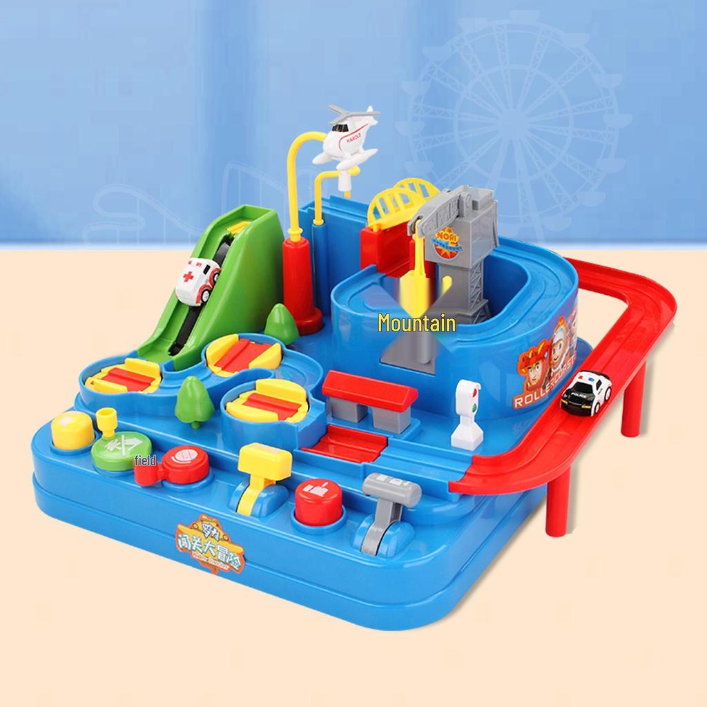 Kids' Adventure Track Toy Car Set - Educational Train Gift