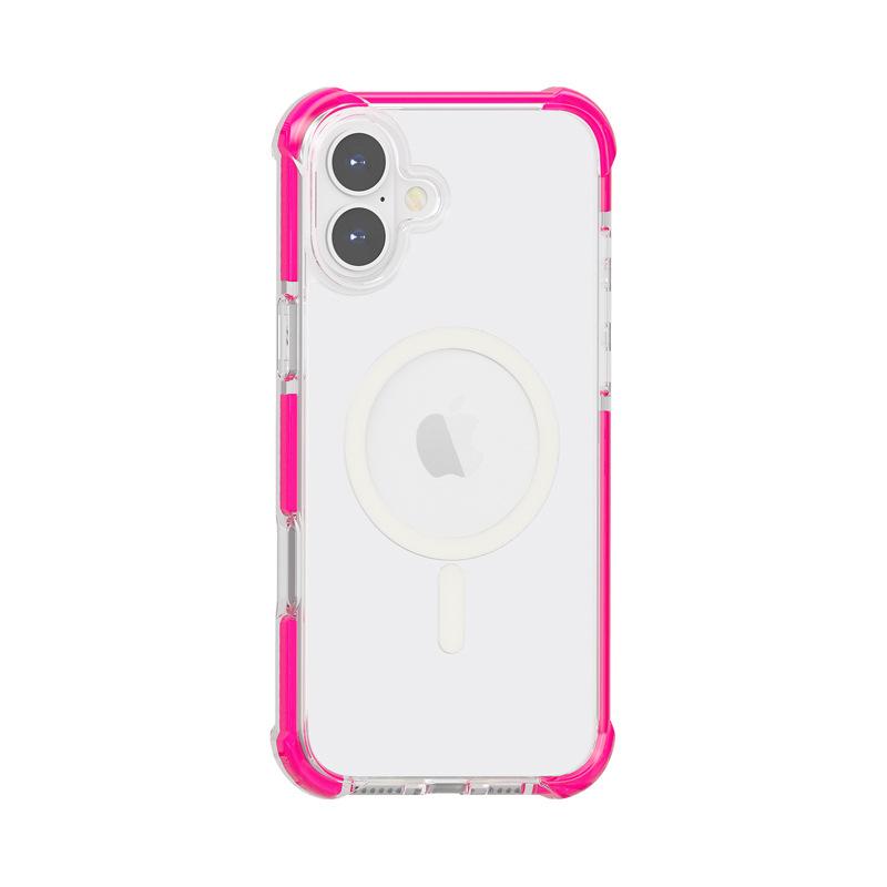 The New iPhone11 Acrylic Magnetic Mobile Phone Case Is Suitable for Apple 11 Transparent MagSafe Airbag Anti-drop Case.