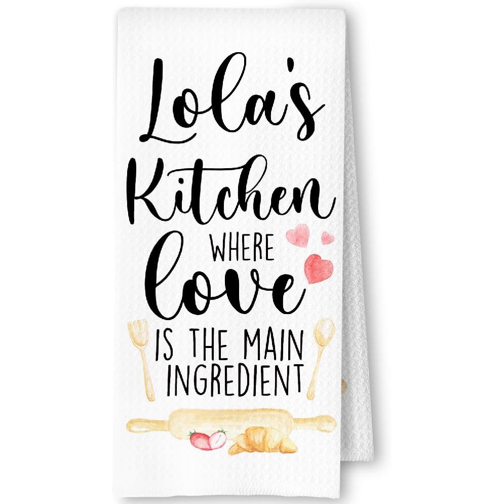 Best Mom Gifts Kitchen Towels, Mother's Day Birthday Gifts for Mom Dish Tea Towels for Kitchen, Mother Gift from Daughter Son Decorative Hand Towels,