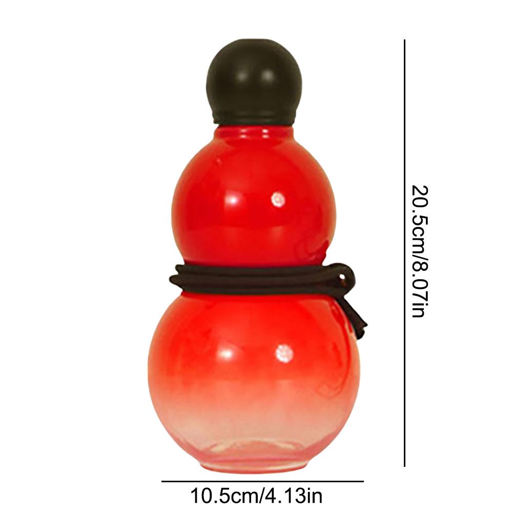 Chinese Retro-Inspired Gourd Water Bottle Gourd Sports Water Bottle 800ML Large Capacity Travel Water Bottle Gifts for Game Fans