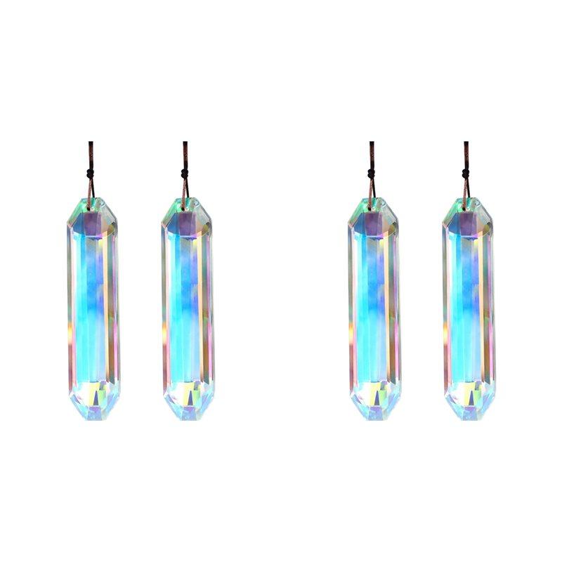 

4X Sun Catchers, Suncatchers For Garden Home Decor Office Living Room Windows Crystal Rainbow Maker