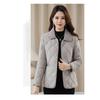 2025 New Fashion Women's Stitched Lapel Button Pocket Fashion Solid Color Casual Cotton Jacket